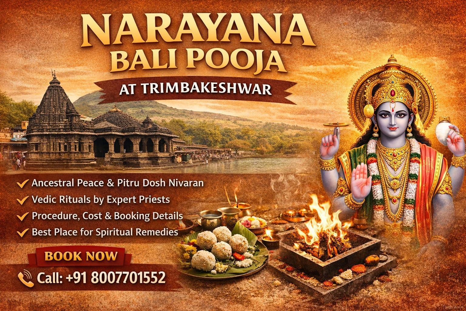 Narayana bali Pooja trimbakeshwar guide